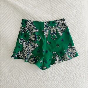Zara print shorts size S